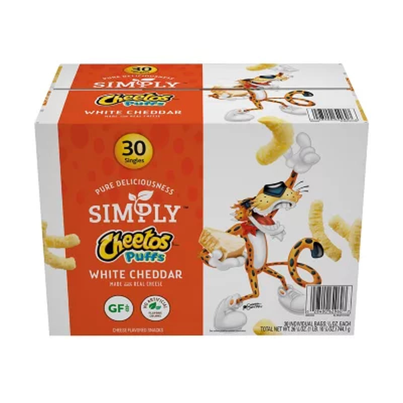 Simply Cheetos Puffs White Cheddar Snacks (30 Ct.)