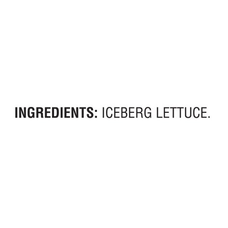 Marketside Fresh Shredded Iceberg Lettuce, 8 Oz Bag, Fresh