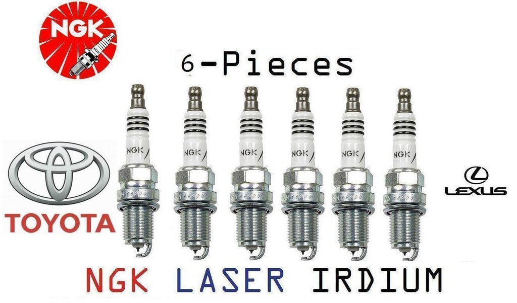 6-NGK IFR6T11 Laser Iridium Long-Life Spark Plugs Toyota/Lexus 3.0L/3.3L Oe-Spec