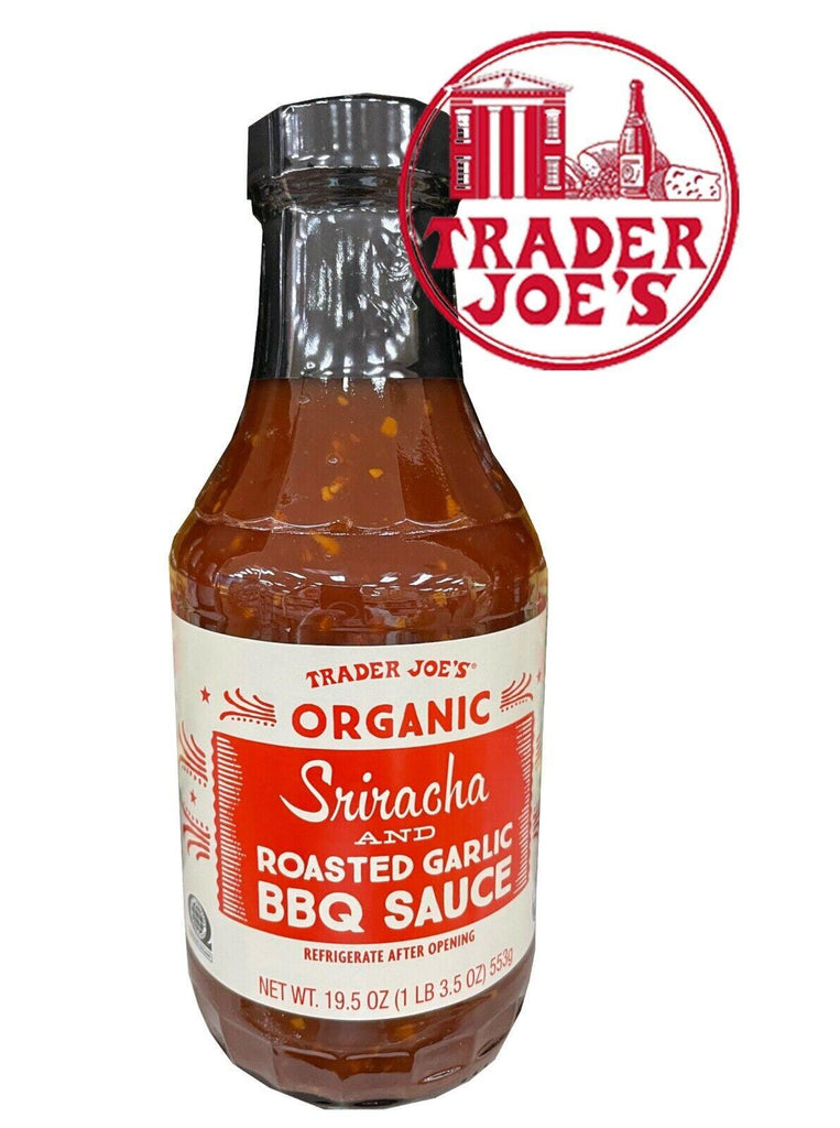 X2 Jars 🔥Trader Joe’S Organic Sriracha & Roasted Garlic BBQ Sauce 19.5Oz 🔥