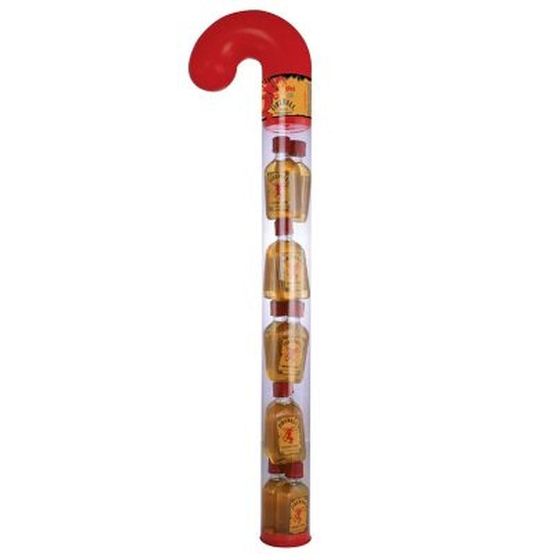 Fireball Cinnamon Whiskey Candy Cane (50 Ml Bottle, 10 Pk.)