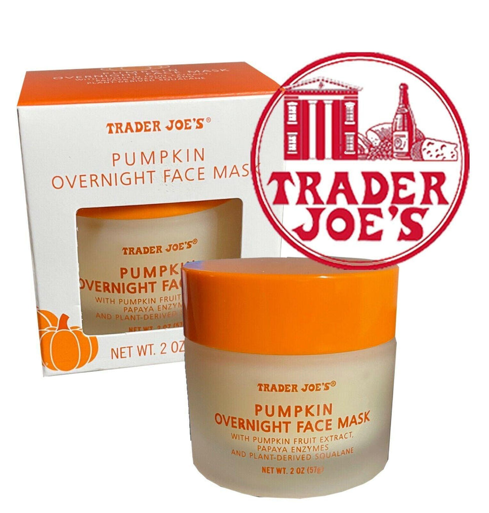 🎃Trader Joe'S Pumpkin Overnight Face Mask NET WT 2 Oz🎃