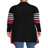 What'S Next Women'S and Women'S plus Size Ribbed Flyaway Cardigan