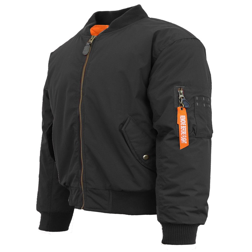 Men'S Heavyweight MA-1 Bomber Flight Jacket