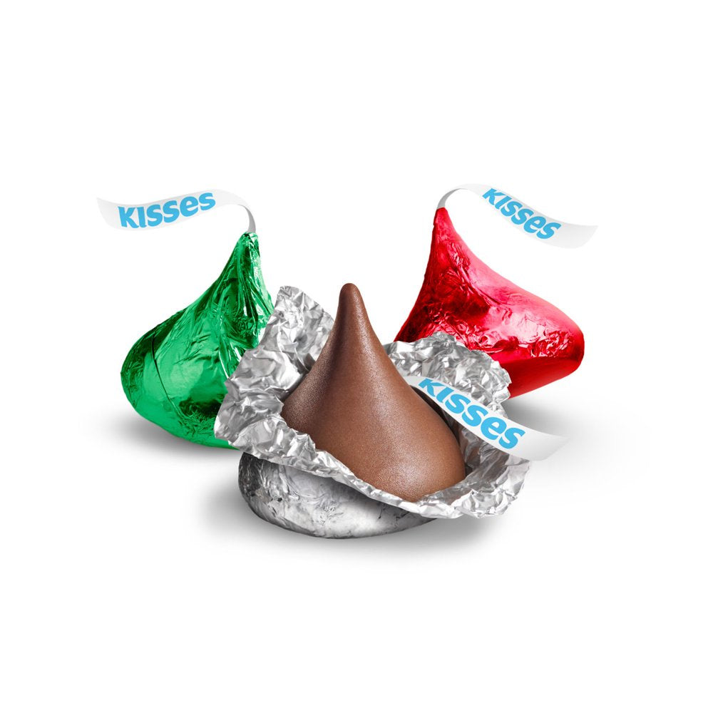 Hershey'S Kisses Milk Chocolate Christmas Candy, Bag 10.1 Oz