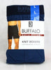 Buffalo David Bitton Men'S Knit Boxers Black or Blue 3-Pack New Free Shipping