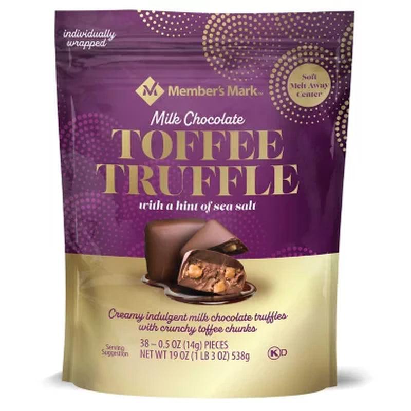 Member'S Mark Milk Chocolate Toffee Truffle with Sea Salt (19 Oz.)