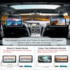 RICILAR Premium 10.5" Dual Screen Portable DVD Player for Car, Black ( 2 X DVD Player，Non-Built-In Battery )