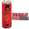 Bing Beverage Healthy Energy Drinks, Bing Cherry, 12 Oz (24 Pack)