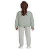 Athletic Works Girls’ Fleece Sweatshirt and Sweatpants Set, 2-Piece, Sizes 4-18 & Plus