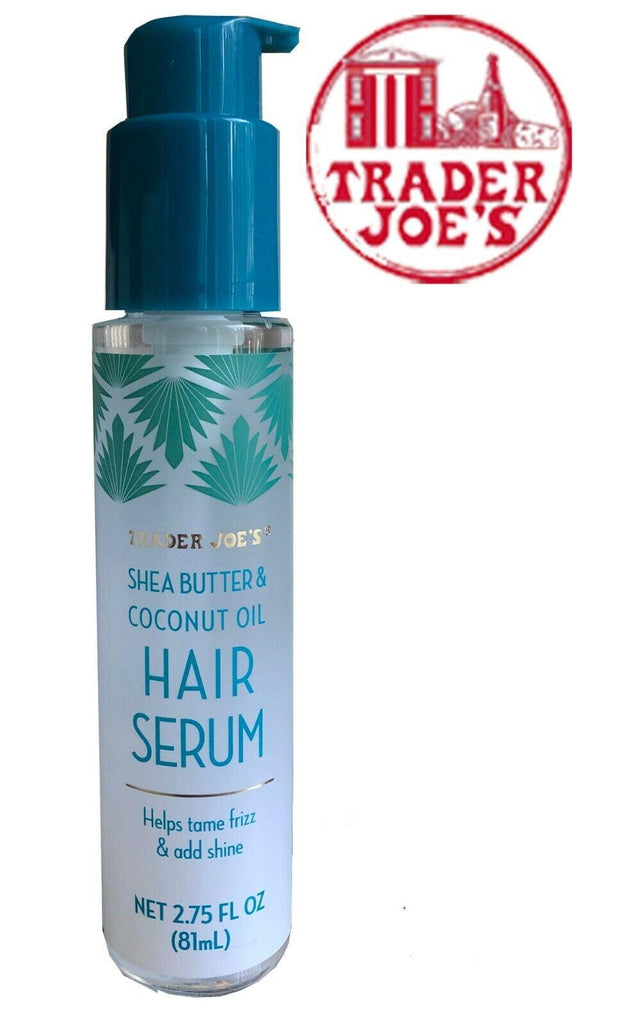 🔥Trader Joe'S Shea Butter & Coconut Oil Hair Serum Tame Frizz 2.75 Fl.Oz 🔥