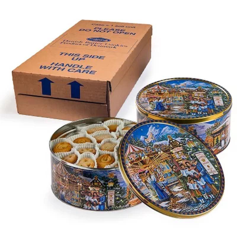 Jacobsens Original Premium Danish Butter Cookies (3.53 Lb. Tins, 2 Pk.)