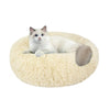 Nisrada Calming Donut Pet Bed for Dogs & Cats, 27 Inch Dog Bed for Large Dogs, Washable-Round Pet Bed for Puppy and Kitten