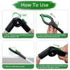 Reacher Grabber Tool, ORFELD Lightweight Handy Trash Claw Grabber Reaching Assist Pick up Tool Green