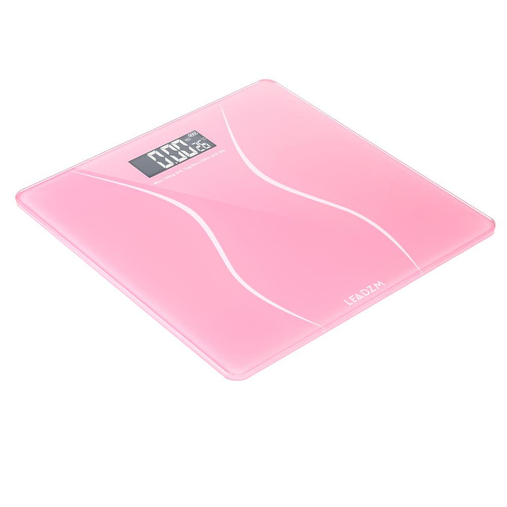 Ktaxon Bathroom Weight Scale, Highly Accurate Digital Bathroom Body Scale, Measures Weight up to 180Kg/396 Lbs., Pink