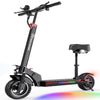 EVERCROSS Electric Scooter with 10" Solid Tires, 800W Motor up to 28 MPH and 25 Miles Range, Folding Electric Scooter for Adults , Black