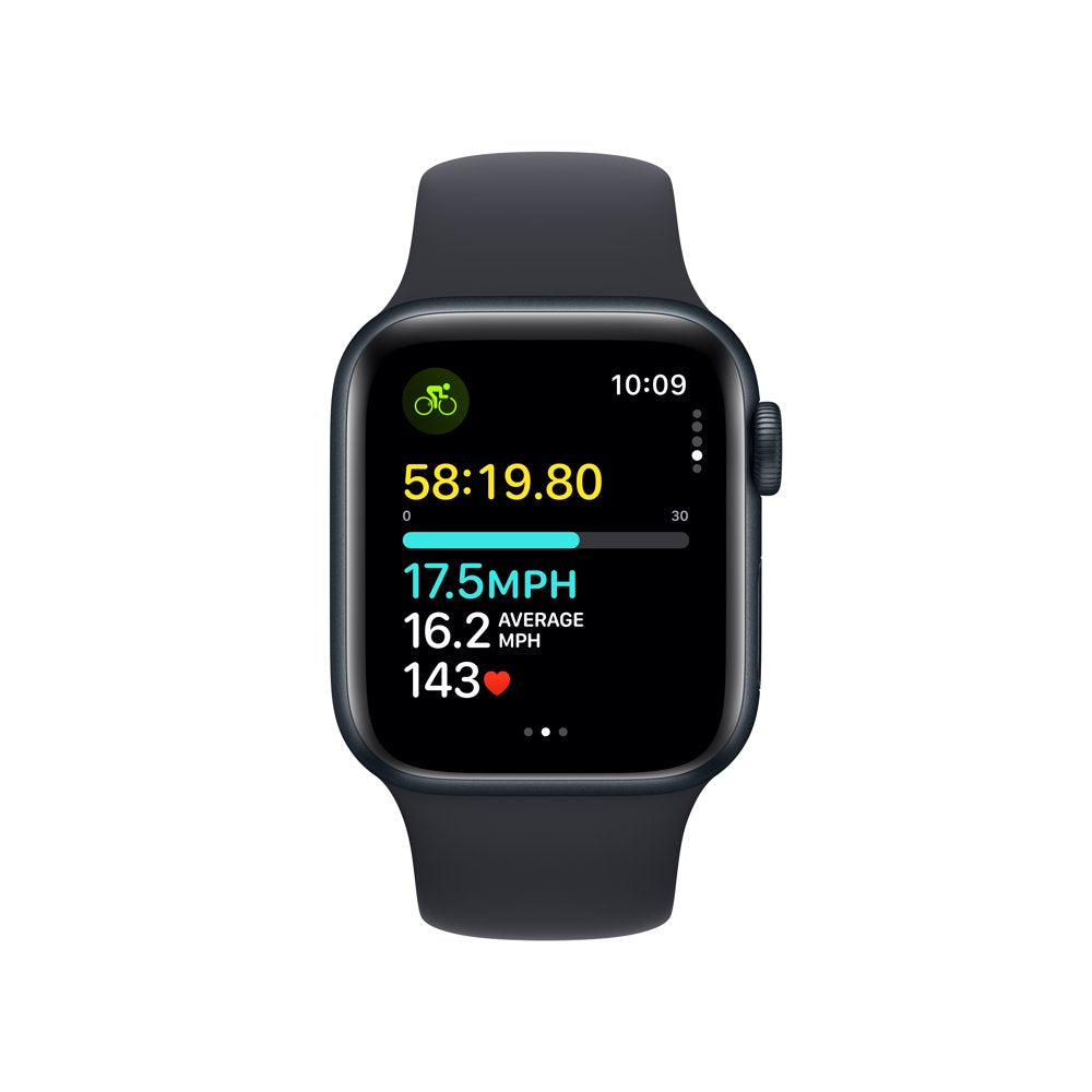 Apple Watch SE (2023) GPS 40Mm Midnight Aluminum Case with Midnight Sport Band - S/M
