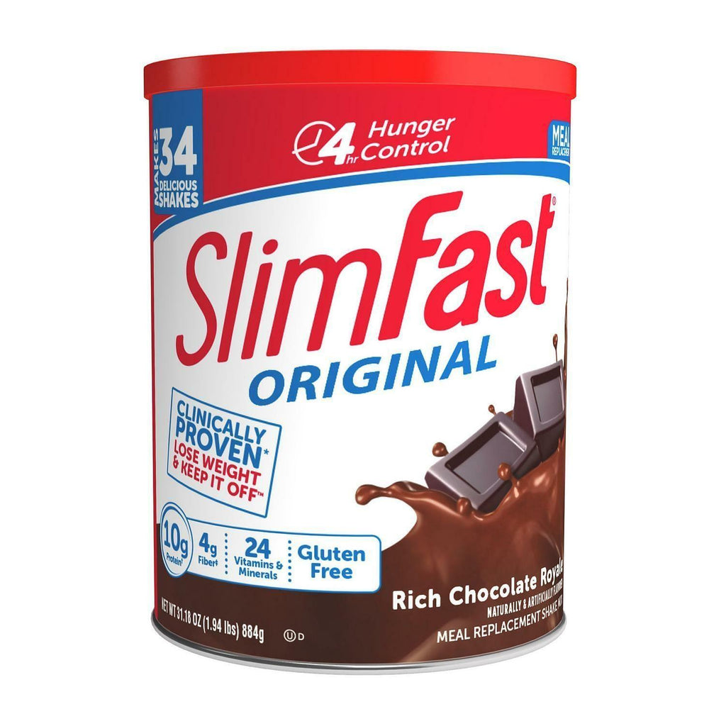 🔥 Slim Fast Original Meal Replacement Shake Mix Rich Chocolate Royal 🔥 31.18Oz