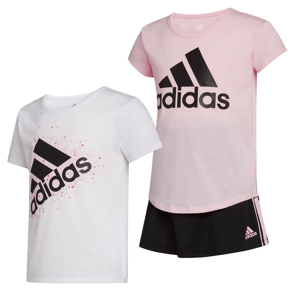 Adidas Kids' 3-Piece Set, White - 7 - Free Shipping