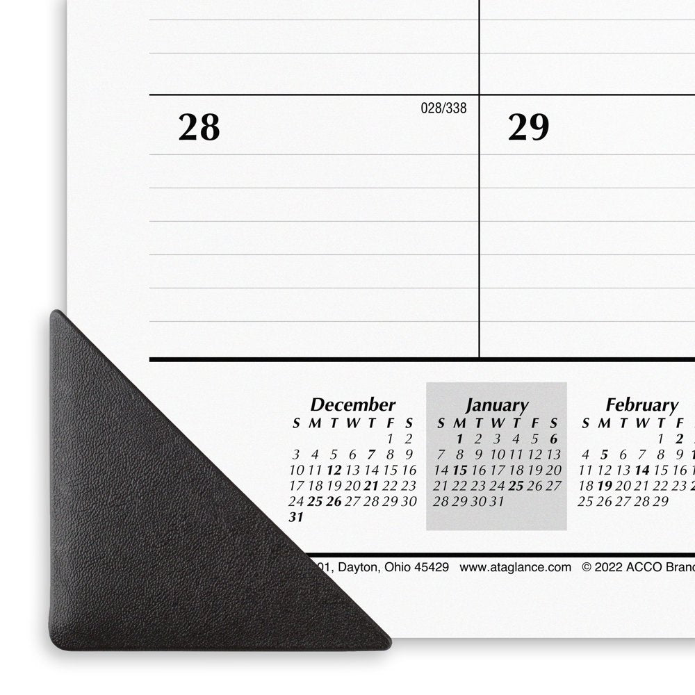 AT-A-GLANCE 2024 Monthly Desk Pad Calendar Standard 21 34 X 17 - Desk Pad