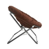 Urban Shop Polyester Folding Chair, Brown