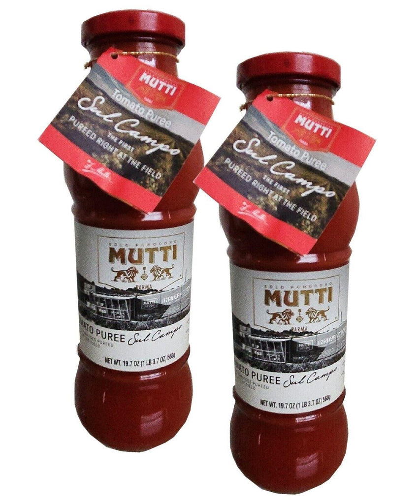 2 Packs Mutti Solo Pomodoro Tomato Puree 19.7 Oz