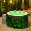 Saluspa 77" X 26" Hollywood 240 Gal. Inflatable Hot Tub with LED Lights, 104˚F Max Temperature