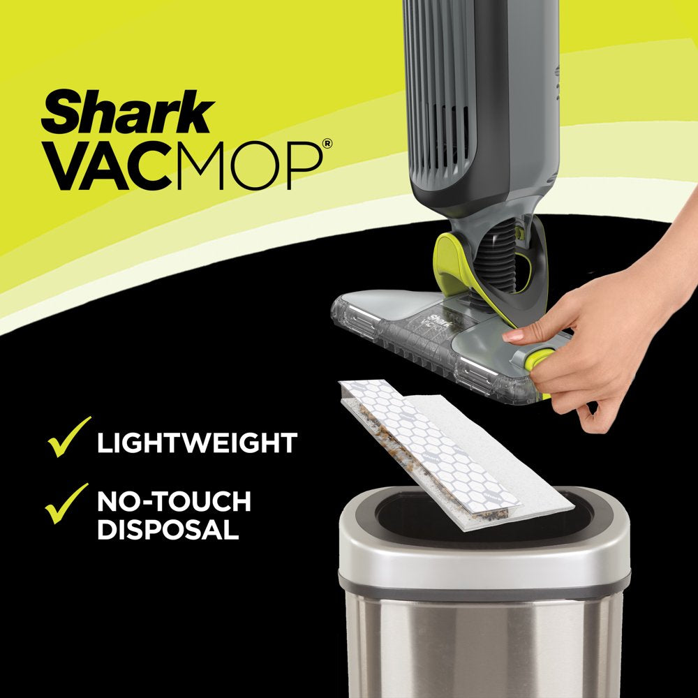 Shark VACMOP Cordless Hard Floor Vacuum Mop with Disposable VACMOP Pad, VM250