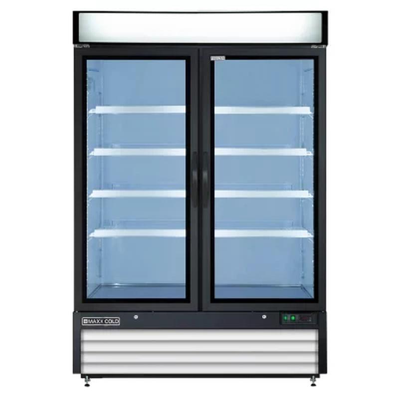 Maxx Cold X-Series Double Door Upright Merchandiser Freezer (48 Cu. Ft.)