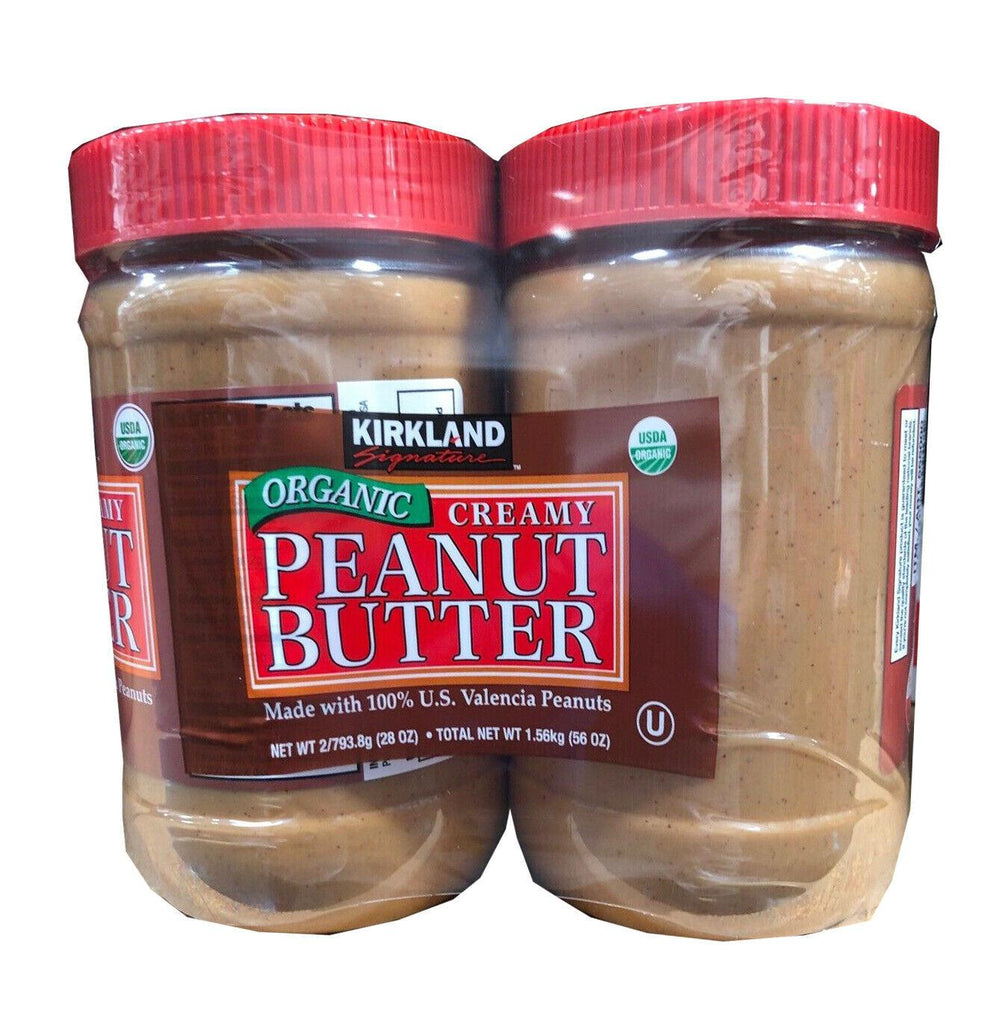 2-Pack Kirkland Signature ORGANIC Creamy Peanut Butter