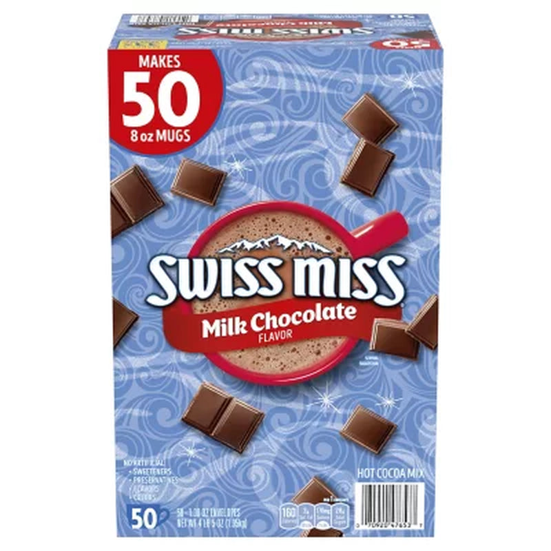 Swiss Miss Milk Chocolate Hot Cocoa Mix Packets (50 Ct.)