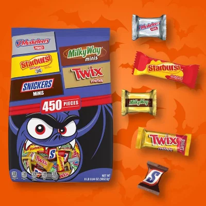 Milky Way, Snickers, Twix, Starburst & More Bulk Halloween Candy (450 Ct.)