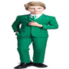 Boys Ring Bearer Suits Boy'S Tuxedo Suits Wedding Outfit Suit Kids Suit Set Formal Dress Clothes Dresswear Green for Boys Size 6