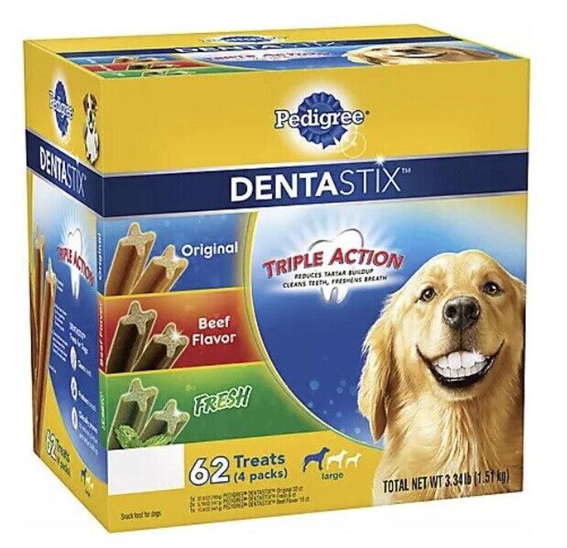 🐶 Pedigree Dentastix Dog Treats, Variety Pack (3.34 Lbs., 62 Ct.) 🐶