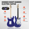 Donner 11-Pieces 39" Beginner Electric Guitar Solid Body Sapphire Blue