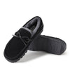 EZ Feet by Dearfoams Genuine Suede and Shearling Wool Moccasin