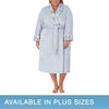 Carole Hochman Ladies' Plush Robe - BLUE - Medium - FAST SHIPPING