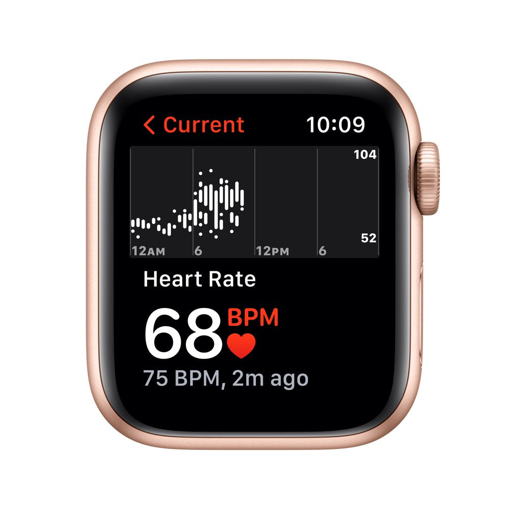 Apple Watch SE (1St Gen) GPS, 40Mm Gold Aluminum Case with Starlight Sport Band - Regular