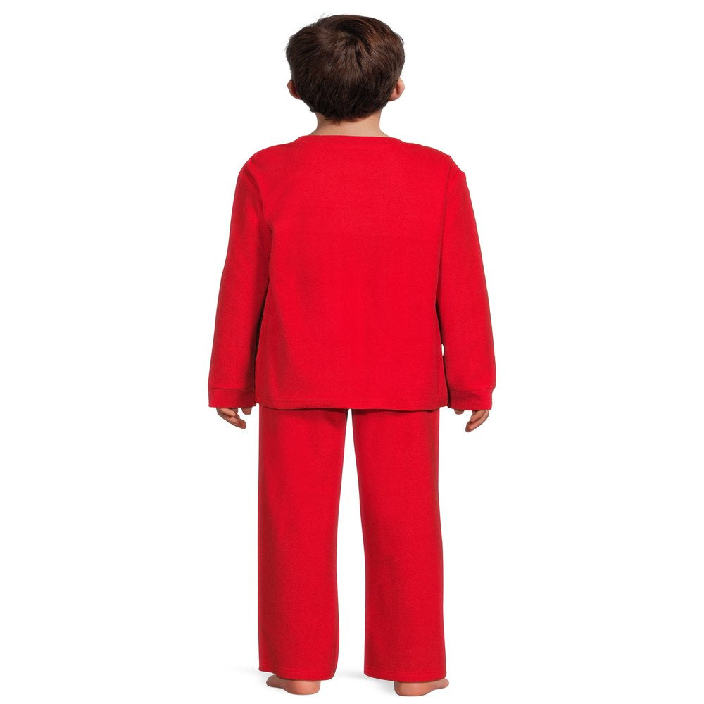 Mario Boys Long Sleeve Top and Pants, 2-Piece Sleep Set, Sizes 4-12