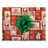 Be Jolly Jumbo Rolled Christmas Gift Wrap - 1 Giant Roll, 23 Inches Wide by 35 Feet Long, Heavyweight, Tear-Resistant, Holiday Wrapping Paper