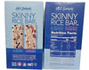 2 Packs 180 Snacks Skinny Rice Bar Variety 40 CT