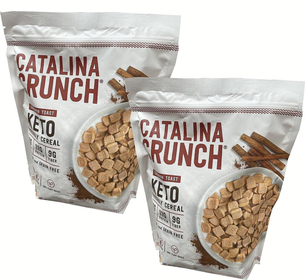 Pack -2 CATALINA SNACKS Keto Friendly Cereal, 20 Oz