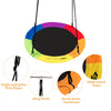 Goplus 40'' Flying Saucer Tree Swing Indoor Outdoor Play Set Swing for Kids Colorful