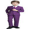 Boys Suits Boy'S Slim Fit Suit Dress Clothes Easter Outfit Formal Suit Set Purple for Boys Size 2T