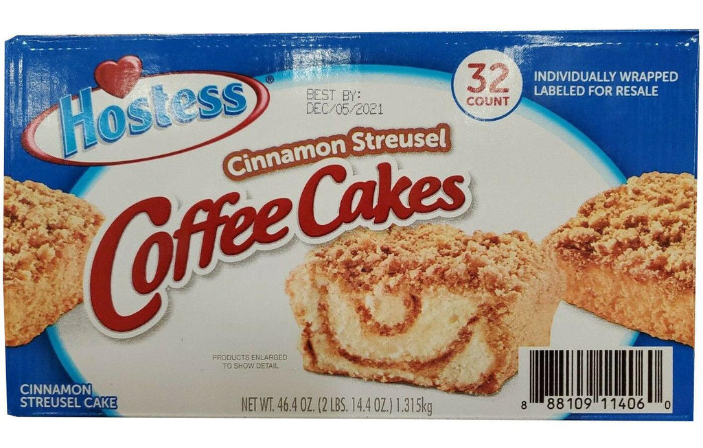 🔥 Hostess Cinnamon Streusel Coffee Cake 32 CT 46.04 Oz 🔥