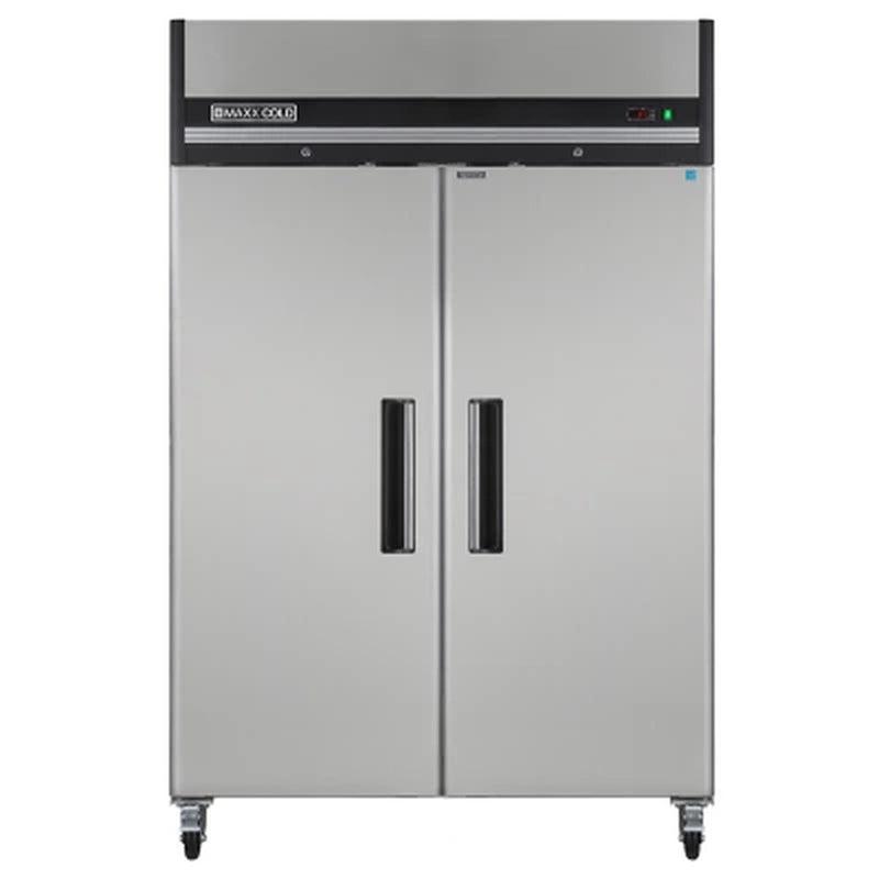 Maxx Cold X-Series Double-Door Reach-In Upright Refrigerator (49 Cu. Ft.)