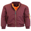 Men'S Heavyweight MA-1 Bomber Flight Jacket