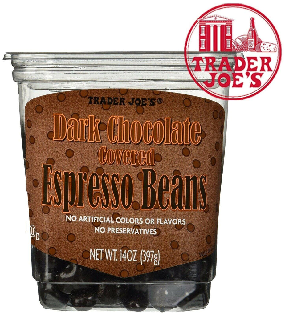 🔥 Trader Joe'S Dark Chocolate Covered Espresso Beans 14 Oz. 🔥