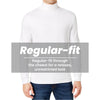 3-Pack Men'S Long Sleeve Turtle Neck T-Shirt (Sizes, S to 2XL)