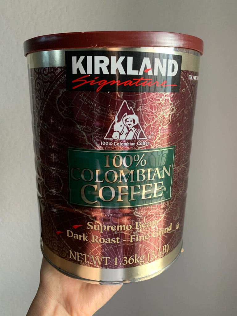 Kirkland Signature 100% Colombian Coffee, Dark Roast, 3 Lbs